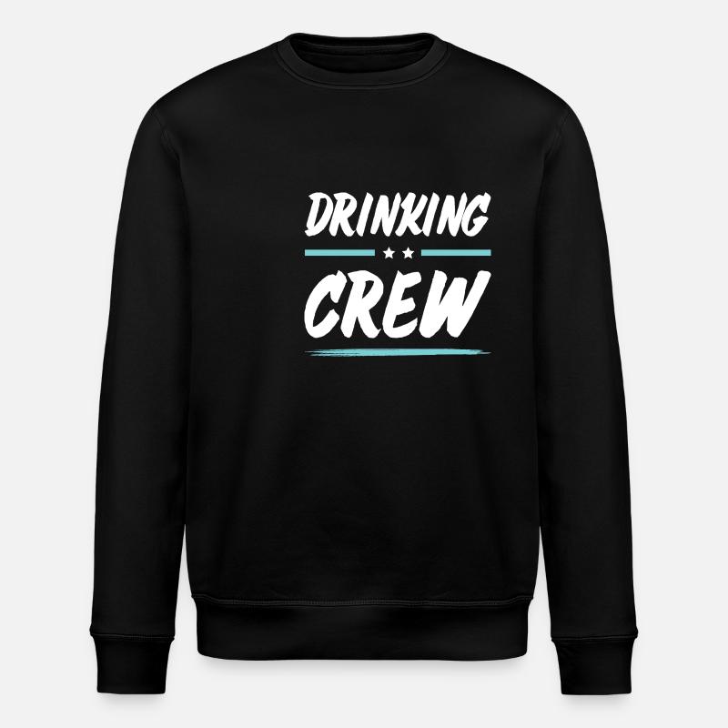 Drinking Crew - Stanley/Stella ROLLER Unisex Organic Sweatshirt - black