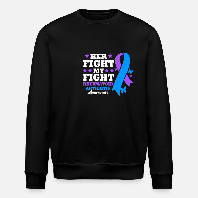 Rheuma Arthritis - Stanley/Stella Unisex Bio-Sweatshirt ROLLER - Schwarz
