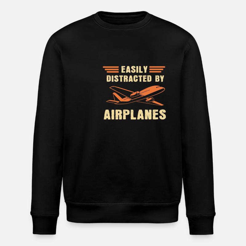 Air traffic controller - Stanley/Stella ROLLER Unisex Organic Sweatshirt - black