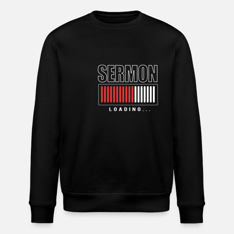 Pastor - Stanley/Stella ROLLER Unisex Organic Sweatshirt - black