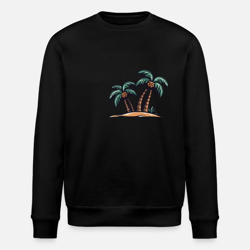 Palm Island - Stanley/Stella ROLLER Unisex Organic Sweatshirt - black