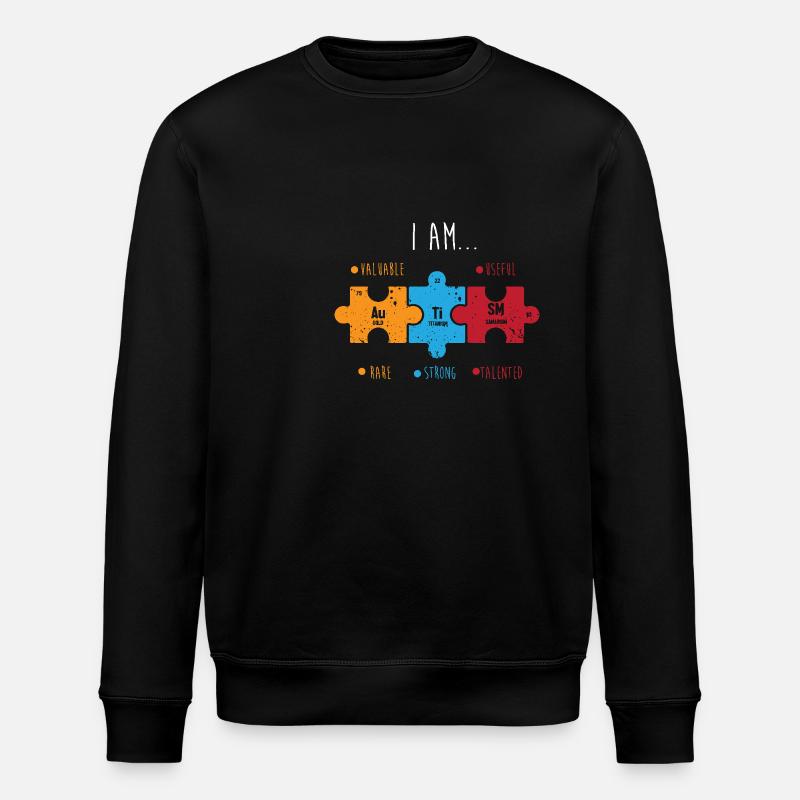 Periodensystem - Stanley/Stella Unisex Bio-Sweatshirt ROLLER - Schwarz