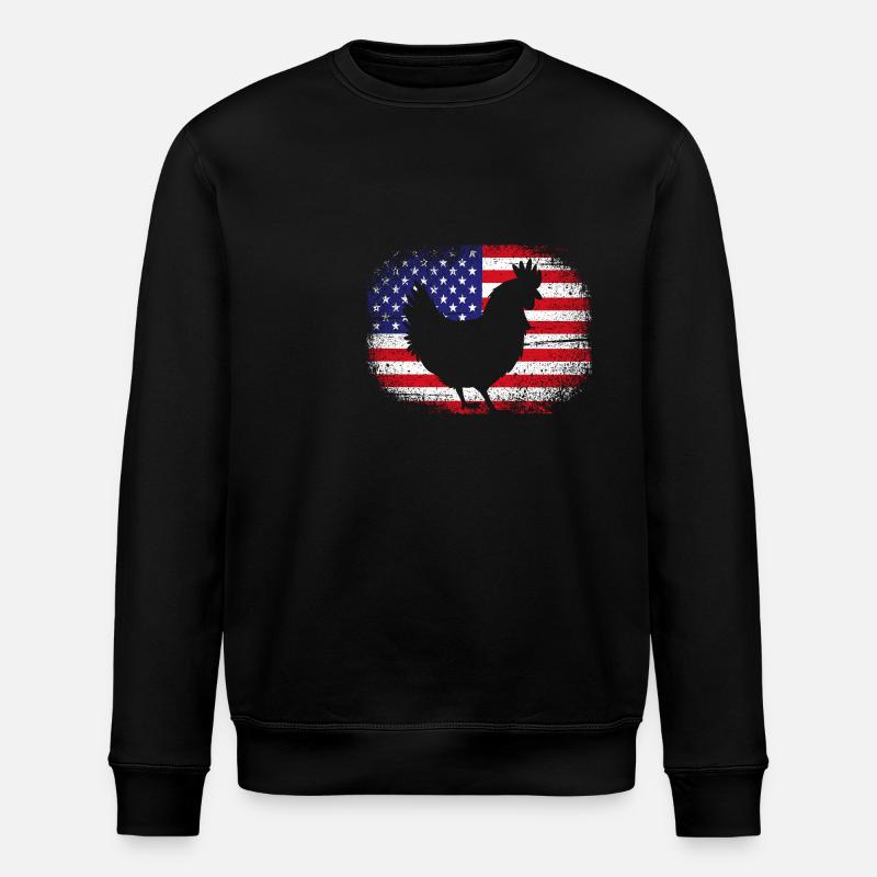 Poulet Volaille - Sweat bio ROLLER Stanley/Stella Unisexe - noir