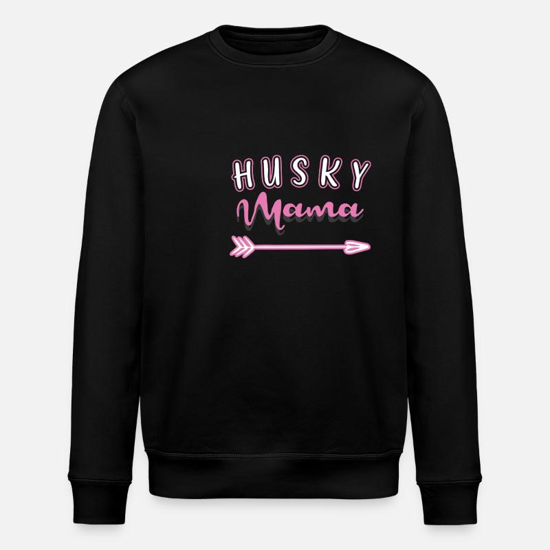 Husky sibérien - Sweat bio ROLLER Stanley/Stella Unisexe - noir