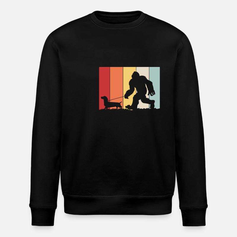 Dackel - Stanley/Stella Unisex Bio-Sweatshirt ROLLER - Schwarz