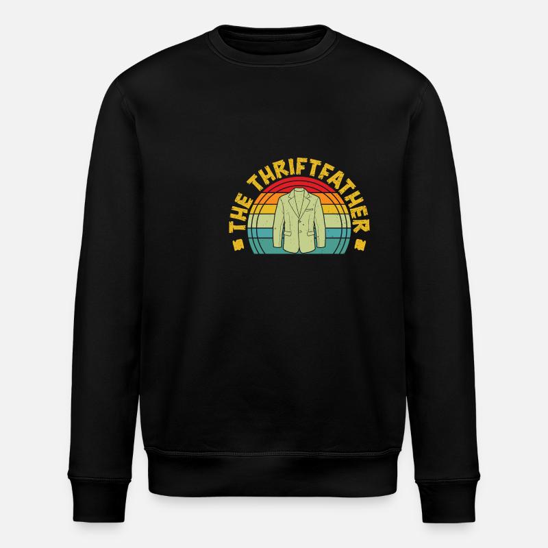 Thrift Shopper La friperie Thriftfather - Sweat bio ROLLER Stanley/Stella Unisexe - noir