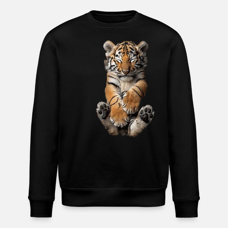 Tigre - Sweat bio ROLLER Stanley/Stella Unisexe - noir
