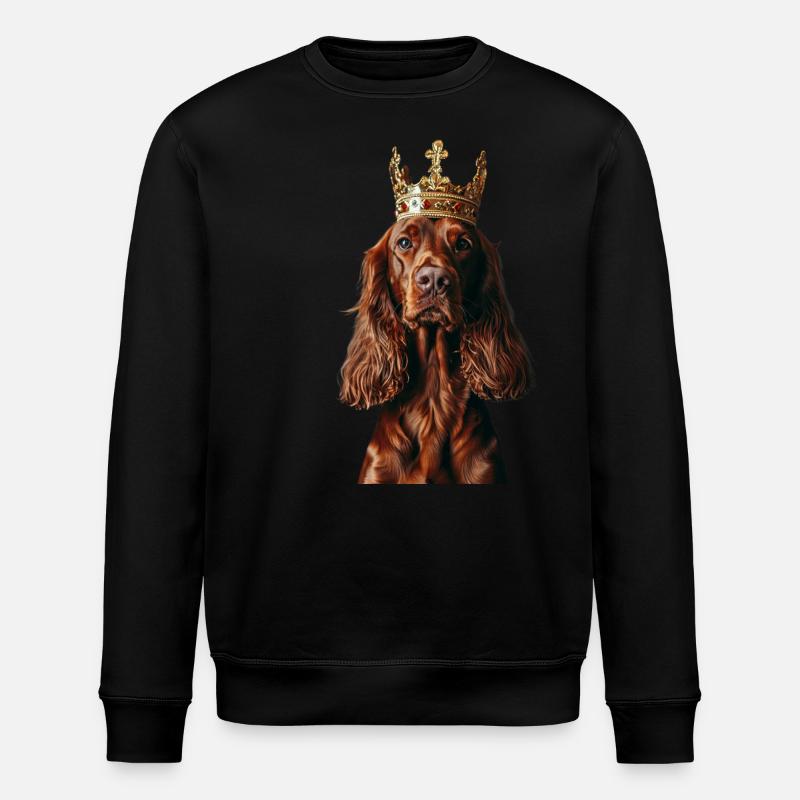 Irish Setter - Stanley/Stella Unisex Bio-Sweatshirt ROLLER - Schwarz