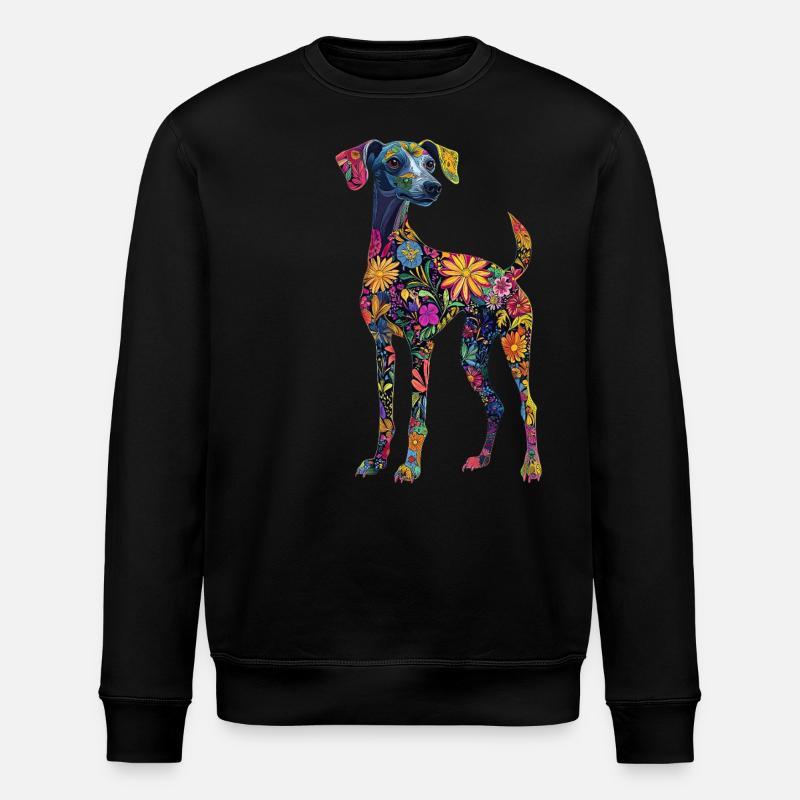 Whippet - Stanley/Stella Unisex Bio-Sweatshirt ROLLER - Schwarz