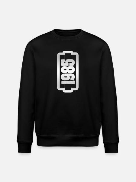 Born in 1985 - Stanley/Stella ROLLER Unisex Organic Sweatshirt - black