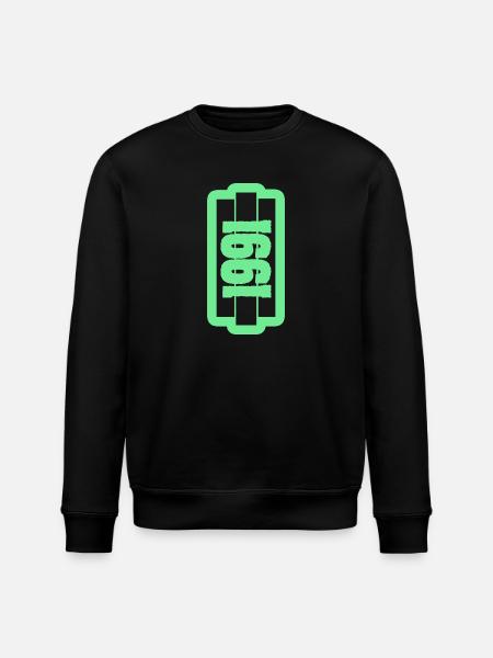 1991 - Stanley/Stella ROLLER Unisex Organic Sweatshirt - black