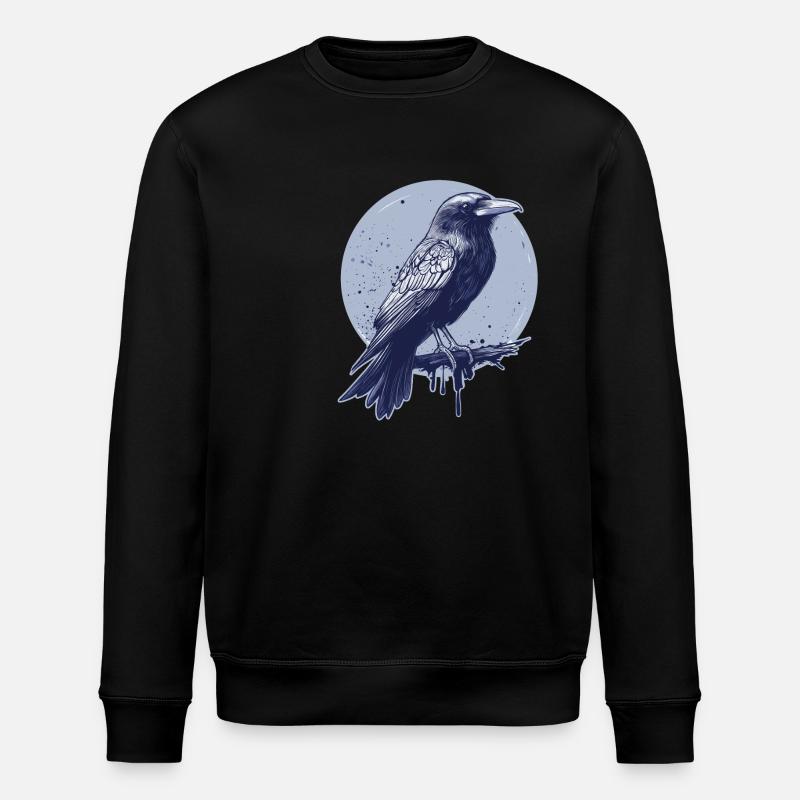 Raven Crow - Stanley/Stella ROLLER Unisex Organic Sweatshirt - black