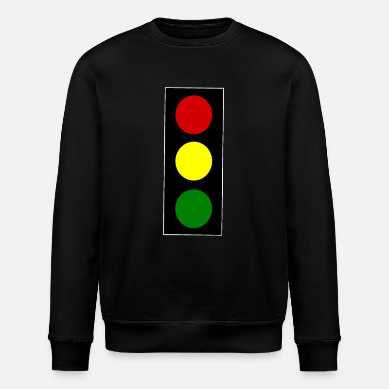 Traffic light - Stanley/Stella ROLLER Unisex Organic Sweatshirt - black