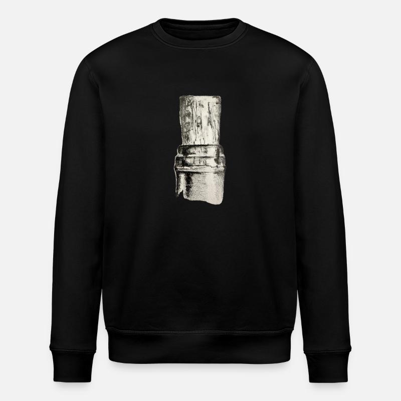 Flaschenhals mit Korken - Stanley/Stella Unisex Bio-Sweatshirt ROLLER - Schwarz