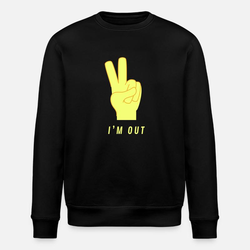I'm out - Stanley/Stella Unisex Bio-Sweatshirt ROLLER - Schwarz