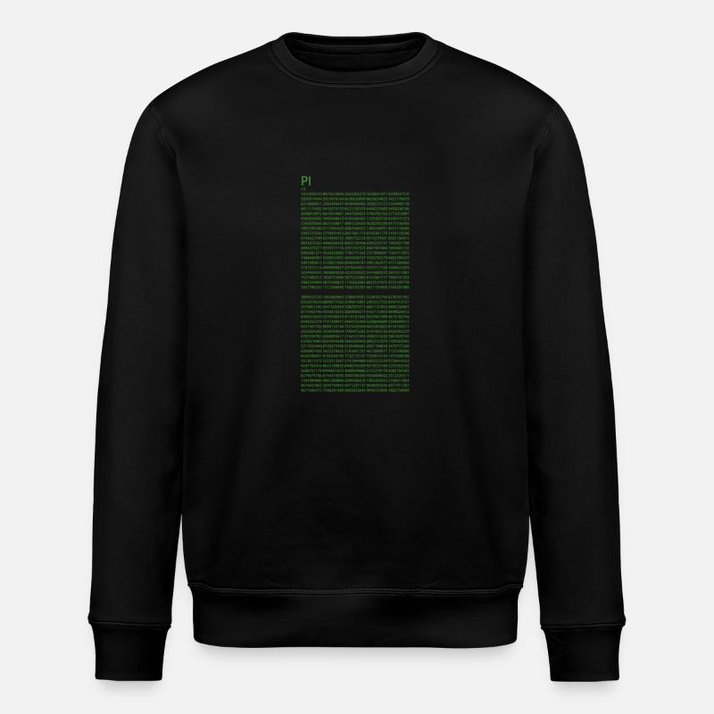 pi - Stanley/Stella ROLLER Unisex Organic Sweatshirt - black