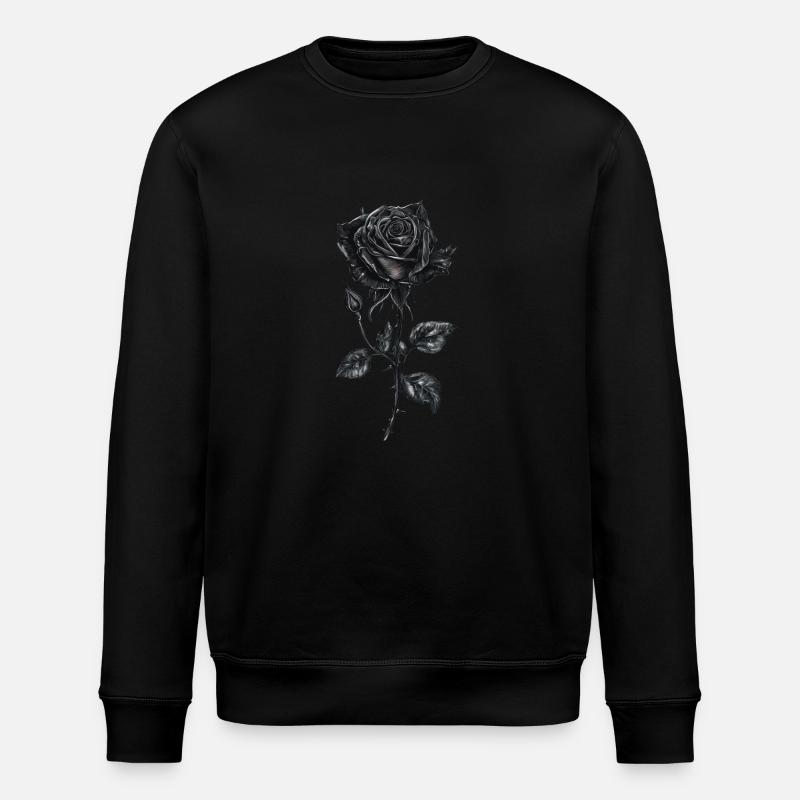 Rose noire - Sweat bio ROLLER Stanley/Stella Unisexe - noir