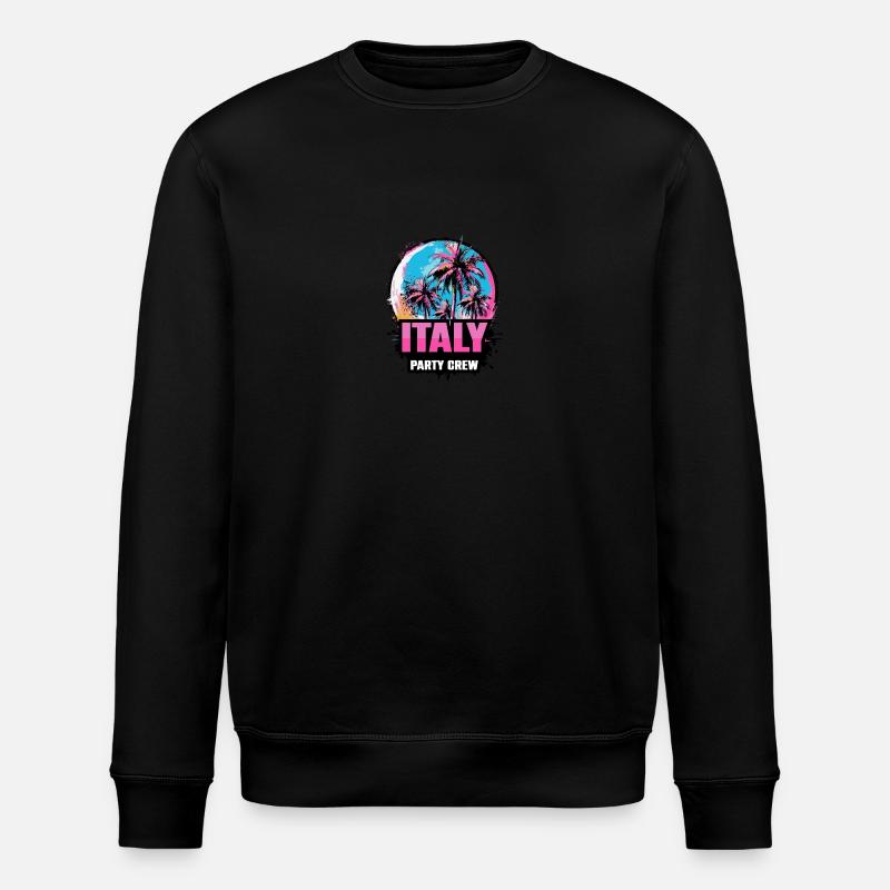 Italie Party Crew Vacances Dire - Sweat bio ROLLER Stanley/Stella Unisexe - noir