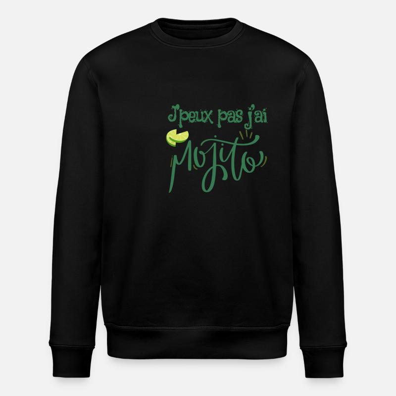 J'peux pas j'ai mojito - Sweat bio ROLLER Stanley/Stella Unisexe - noir