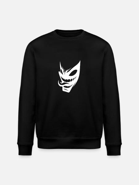 Masque d’Halloween effrayant et souriant - Sweat bio ROLLER Stanley/Stella Unisexe - noir