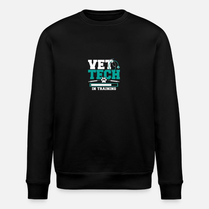 Veterinäre Tierärztin Studentin in Ausbildung - Stanley/Stella Unisex Bio-Sweatshirt ROLLER - Schwarz
