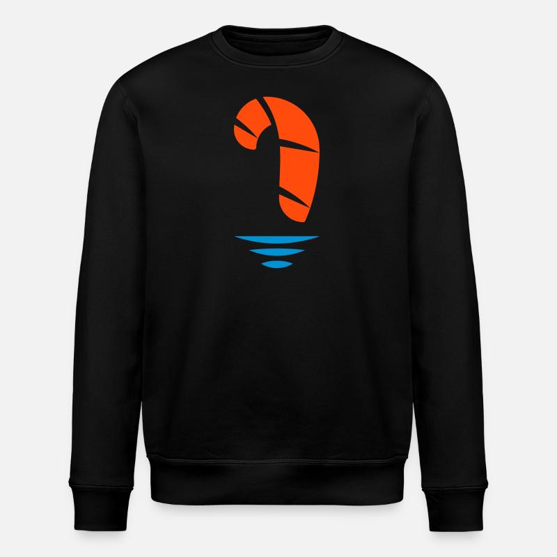 Logo du kitesurfeur - Sweat bio ROLLER Stanley/Stella Unisexe - noir
