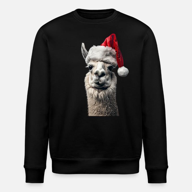 Lama - Stanley/Stella Unisex Bio-Sweatshirt ROLLER - Schwarz