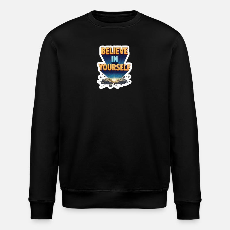 Explosion de pouvoir Croyez-en vous - Sweat bio ROLLER Stanley/Stella Unisexe - noir
