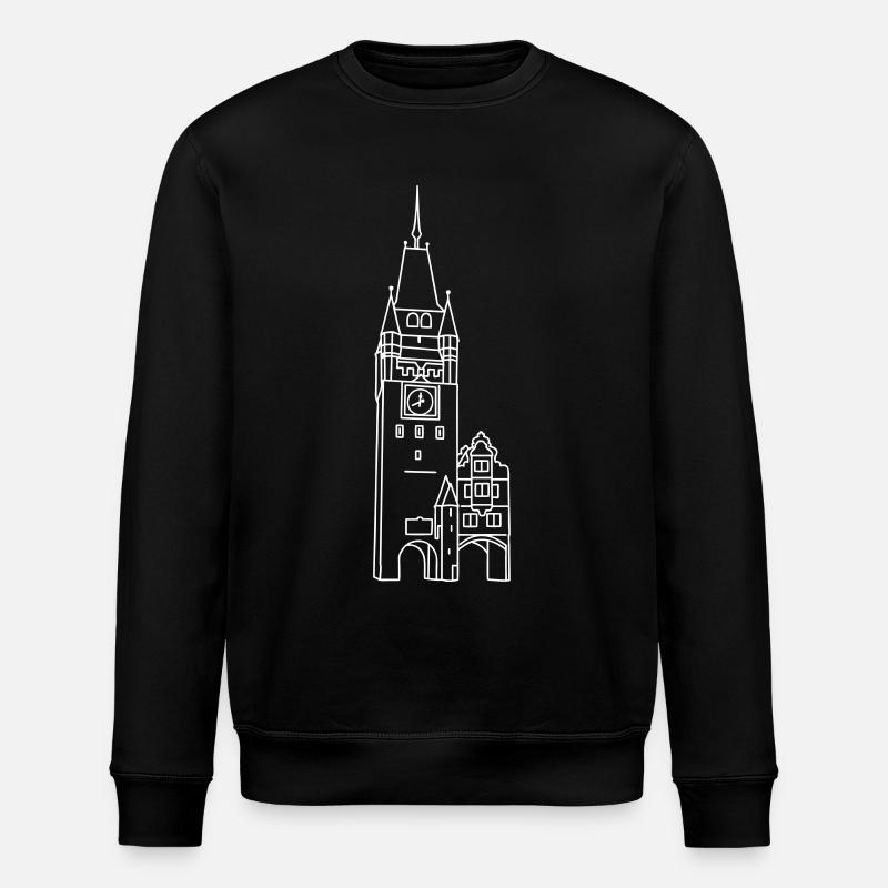 Martinstor Freiburg - Stanley/Stella Unisex Bio-Sweatshirt ROLLER - Schwarz