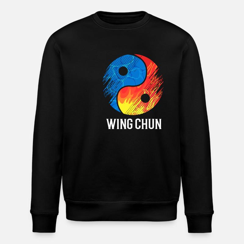 Wing Chun - Stanley/Stella Unisex Bio-Sweatshirt ROLLER - Schwarz