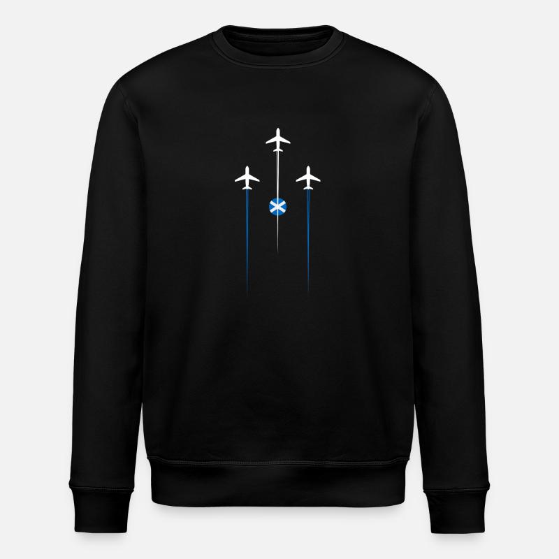 Scotland Lignes aériennes - Sweat bio ROLLER Stanley/Stella Unisexe - noir