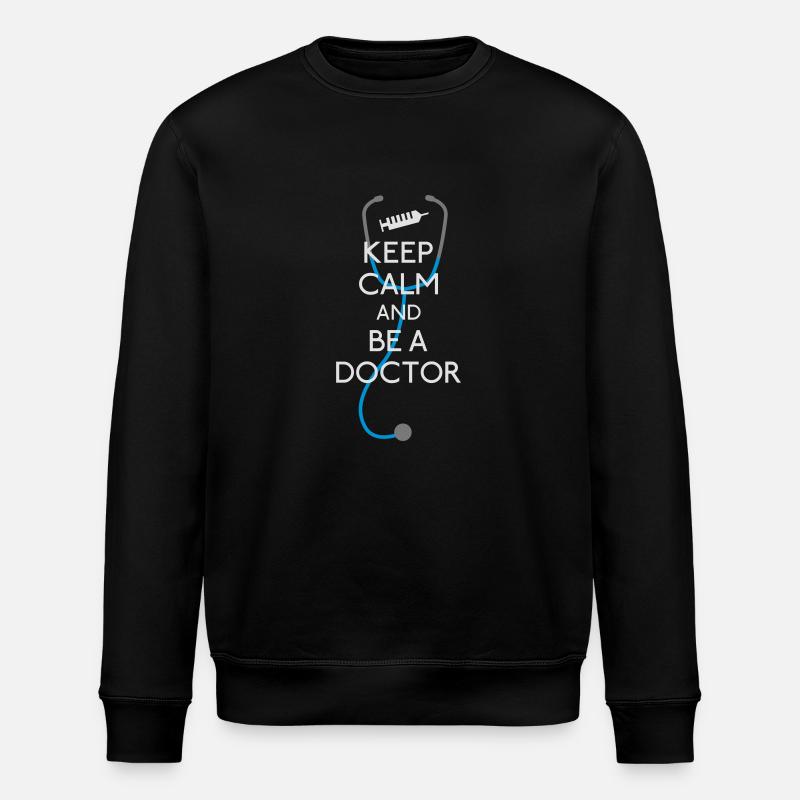 Keep Calm Doctor - Sweat bio ROLLER Stanley/Stella Unisexe - noir