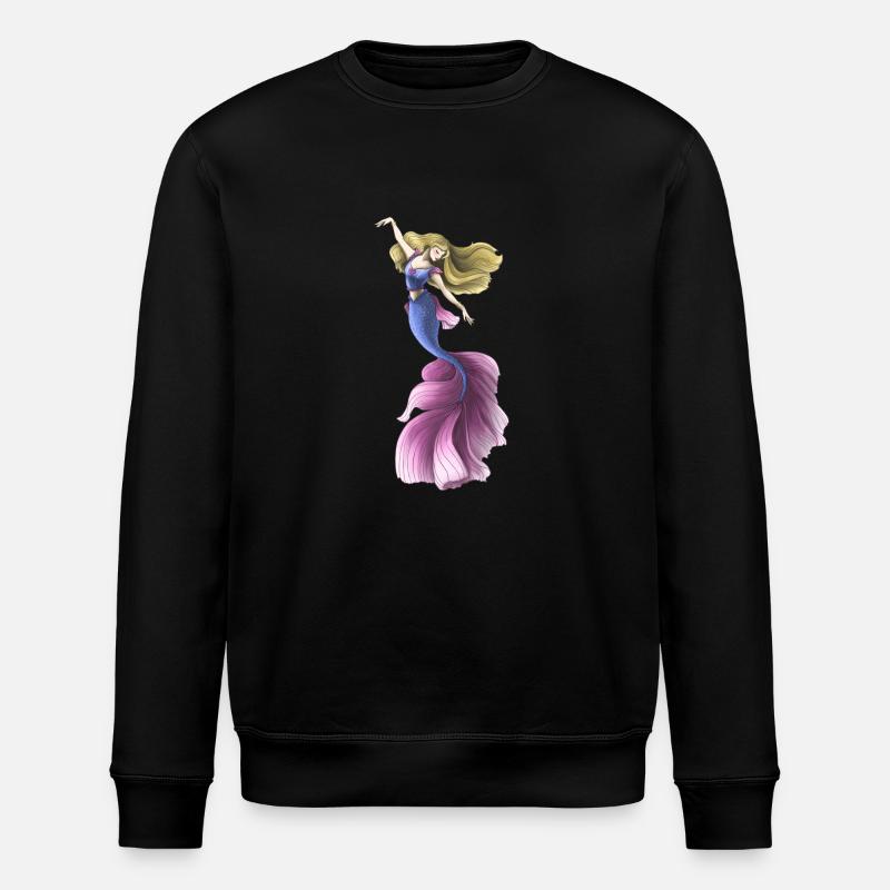 Sirène - Sweat bio ROLLER Stanley/Stella Unisexe - noir