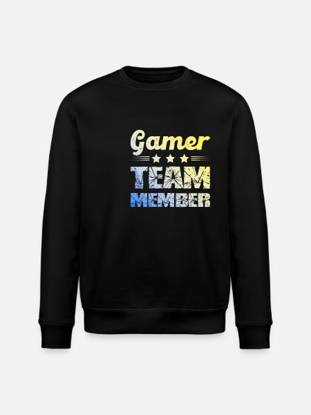 Gamer Team - Stanley/Stella Unisex Bio-Sweatshirt ROLLER - Schwarz