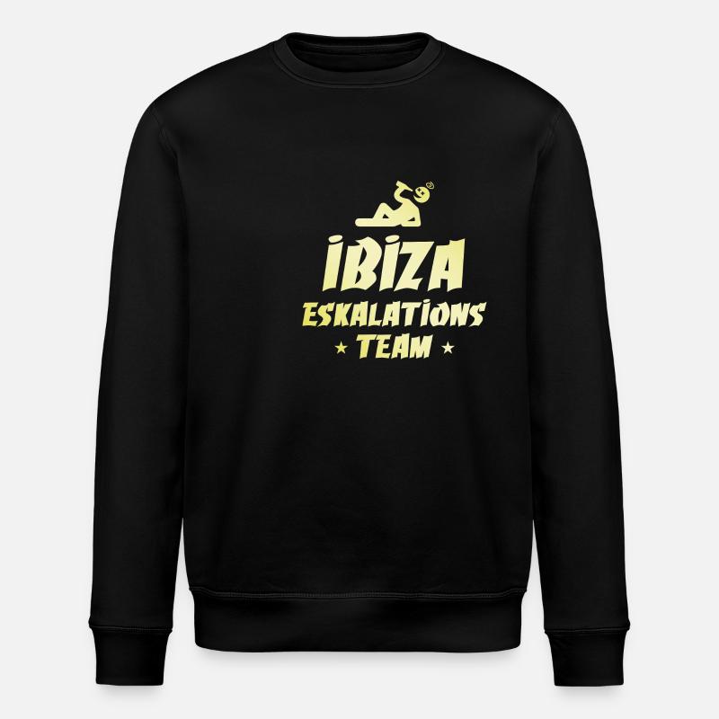 Ibiza Escalation - Stanley/Stella ROLLER Unisex Organic Sweatshirt - black