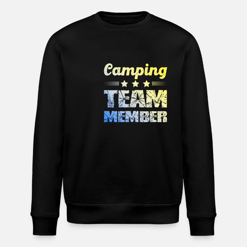 Camping Team - Stanley/Stella Unisex Bio-Sweatshirt ROLLER - Schwarz