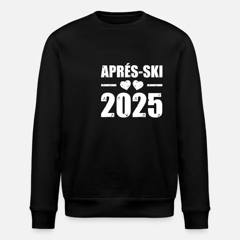 Après-ski 2025 Coeur - Sweat bio ROLLER Stanley/Stella Unisexe - noir
