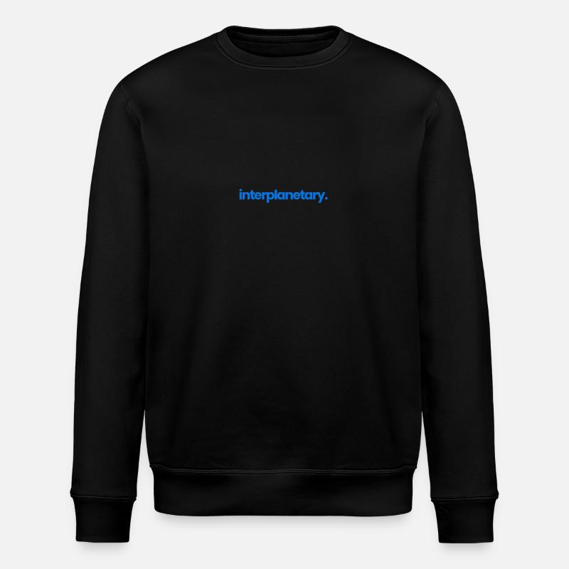 Interplanetary Blue - Stanley/Stella ROLLER Unisex Organic Sweatshirt - black