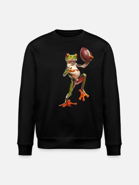 Tree Frog Soccer - Stanley/Stella ROLLER Unisex Organic Sweatshirt - black