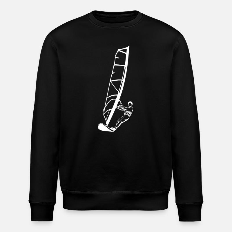 Garçon de planche à voile - Sweat bio ROLLER Stanley/Stella Unisexe - noir