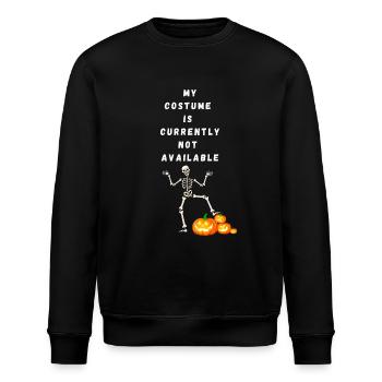 Skelett - My Costume is currently not available - Stanley/Stella Unisex Bio-Sweatshirt ROLLER - Schwarz - Vorne - Nik (191cm)