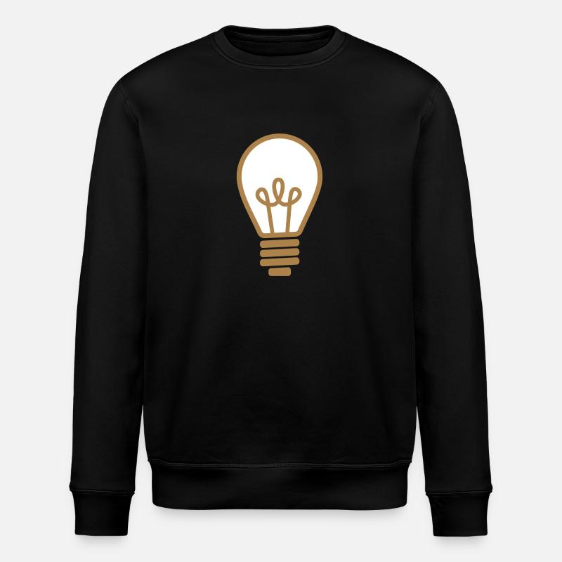 Glühbirne - Stanley/Stella Unisex Bio-Sweatshirt ROLLER - Schwarz