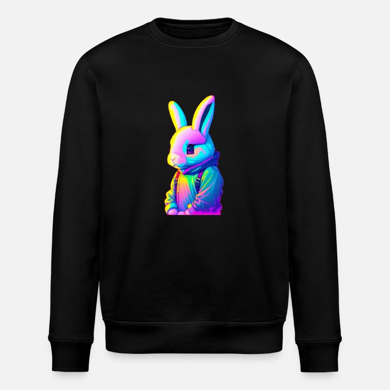 Lapin Style Urbain - Sweat bio ROLLER Stanley/Stella Unisexe - noir