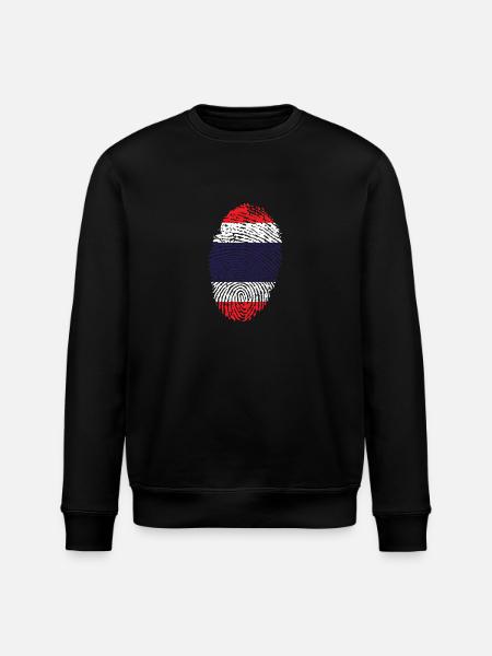 Fingerprint - Thailand - Stanley/Stella ROLLER Unisex Organic Sweatshirt - black