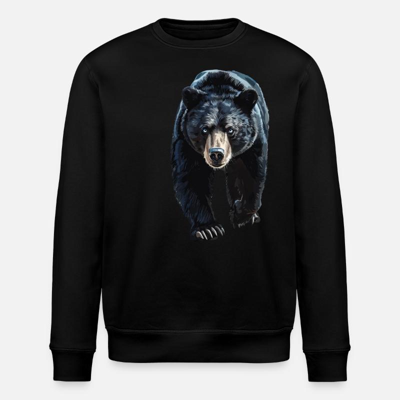 Tragen - Stanley/Stella Unisex Bio-Sweatshirt ROLLER - Schwarz