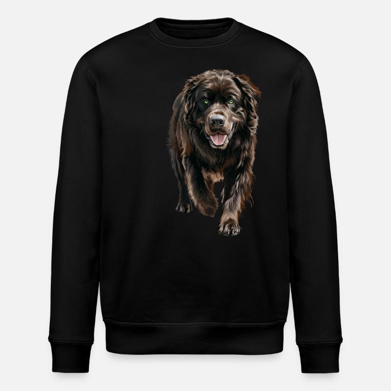 Neufundland - Stanley/Stella Unisex Bio-Sweatshirt ROLLER - Schwarz