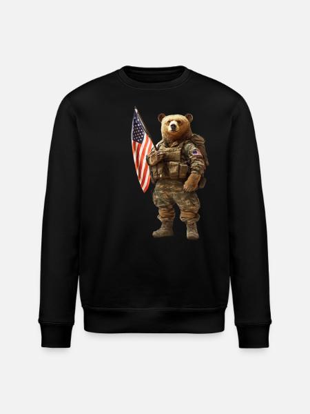 Tragen - Stanley/Stella Unisex Bio-Sweatshirt ROLLER - Schwarz