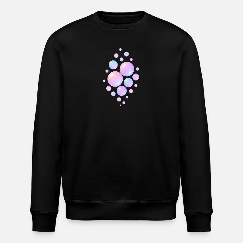 Dreamy Bubbles - Stanley/Stella Unisex Bio-Sweatshirt ROLLER - Schwarz