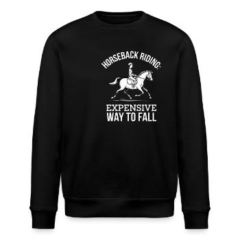 Façon coûteuse de tomber – Riding & Horse Love - Sweat bio ROLLER Stanley/Stella Unisexe - noir - Devant - Nik (191cm)