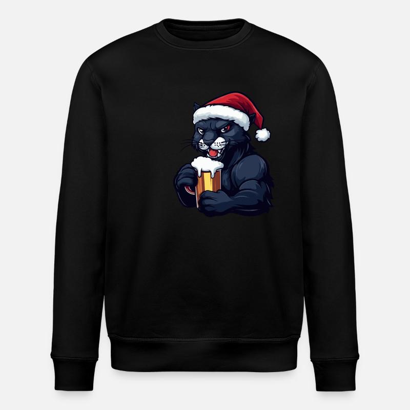 Bière de Noël Panther - Sweat bio ROLLER Stanley/Stella Unisexe - noir